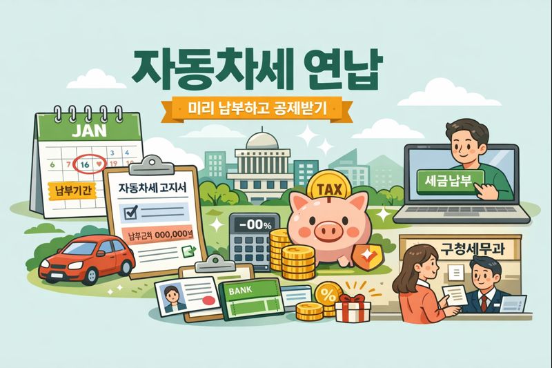 자동차세 연납 정리