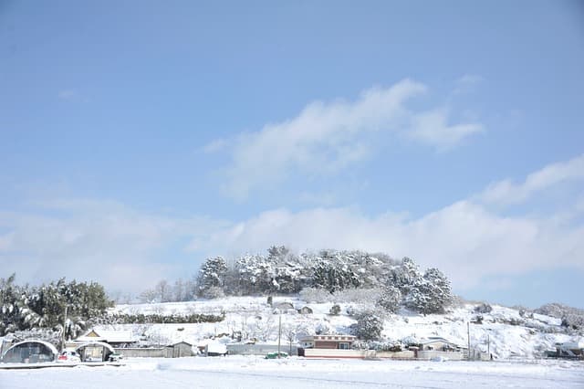 작은 도시의 따뜻한 겨울