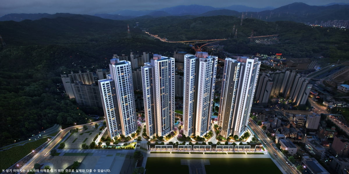 의정부 롯데캐슬 나리벡시티 조감도. 롯데건설 제공