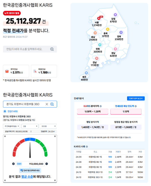 전세가이상거래시스템-이용후기
