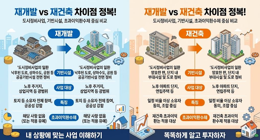 재개발,재건축 비교사진