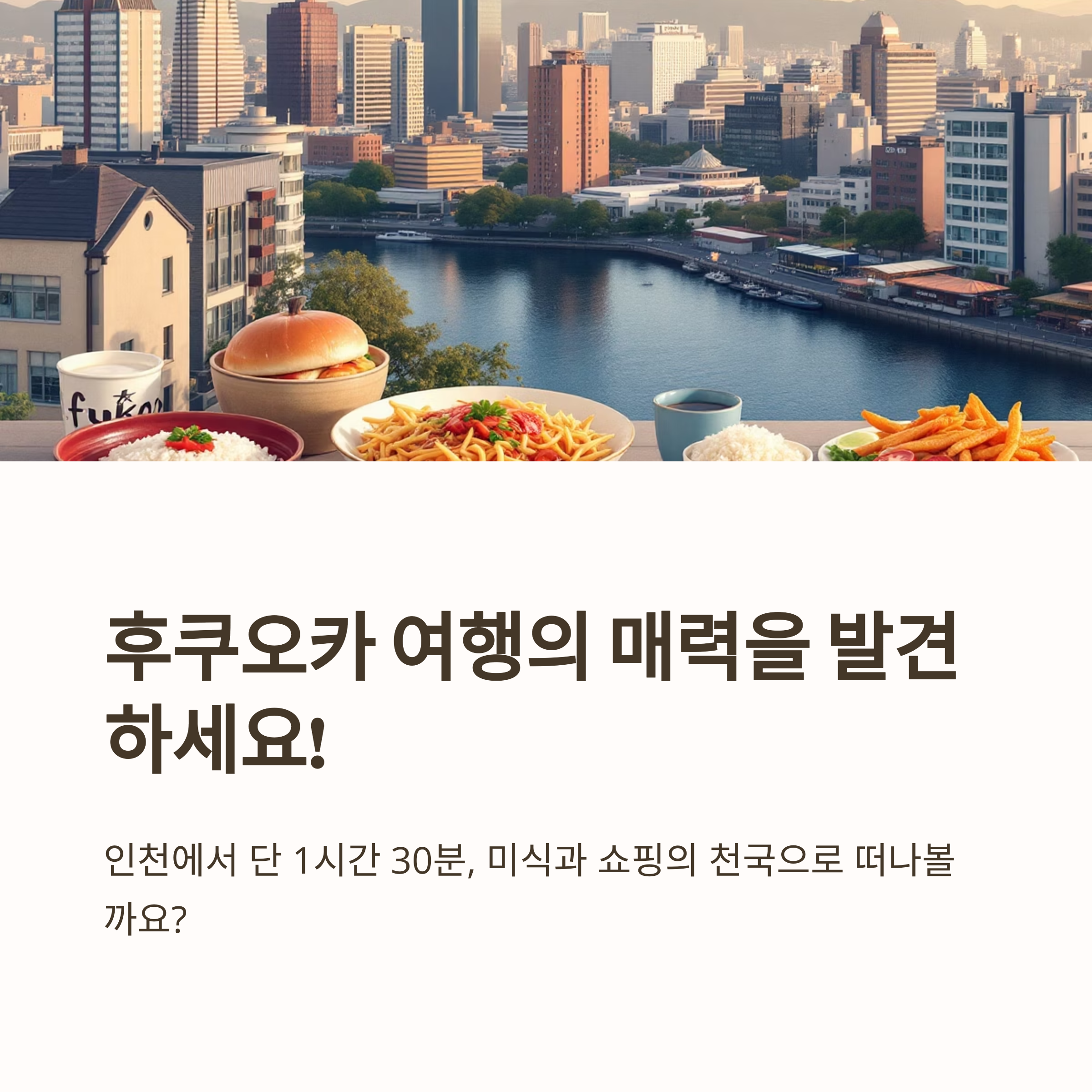 후쿠오카 여행 완벽 가이드