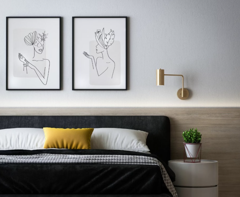 쇼파 및 액자사진