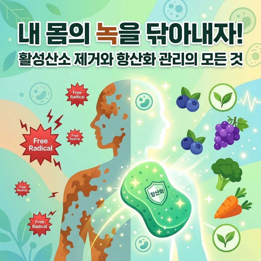 내 몸의 녹을 닦아내자! 활성산소 제거와 항산화 관리의 모든 것