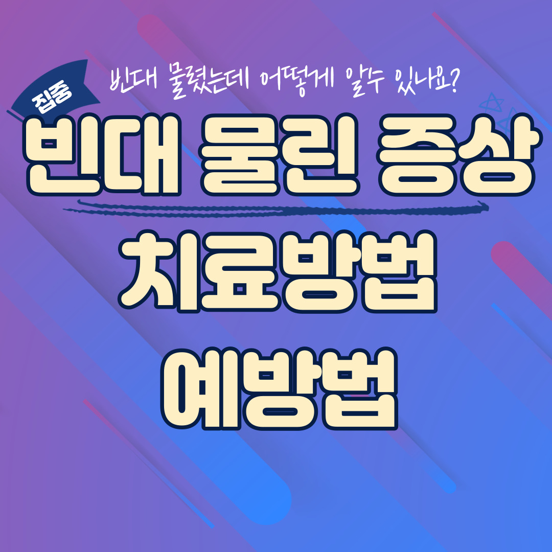 빈대 물린 증상과 치료