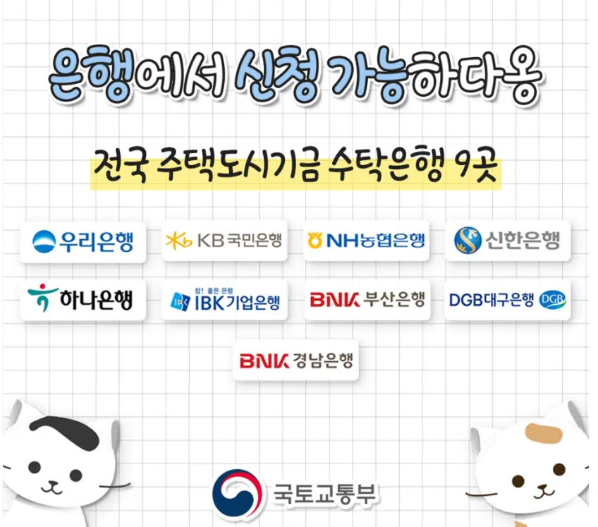 청년 주택드림 청약통장 신청 가능한 곳