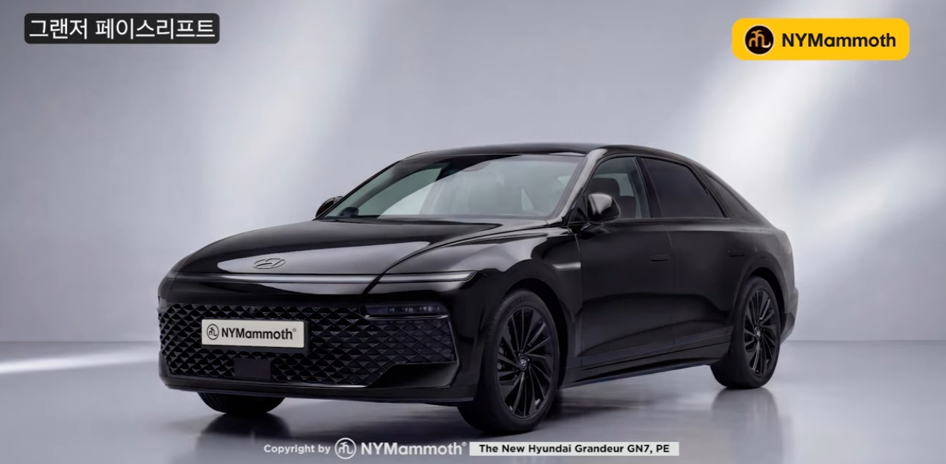 현대자동차 그랜저 페이스리프트 예상도 (출처 : 뉴욕맘모스)