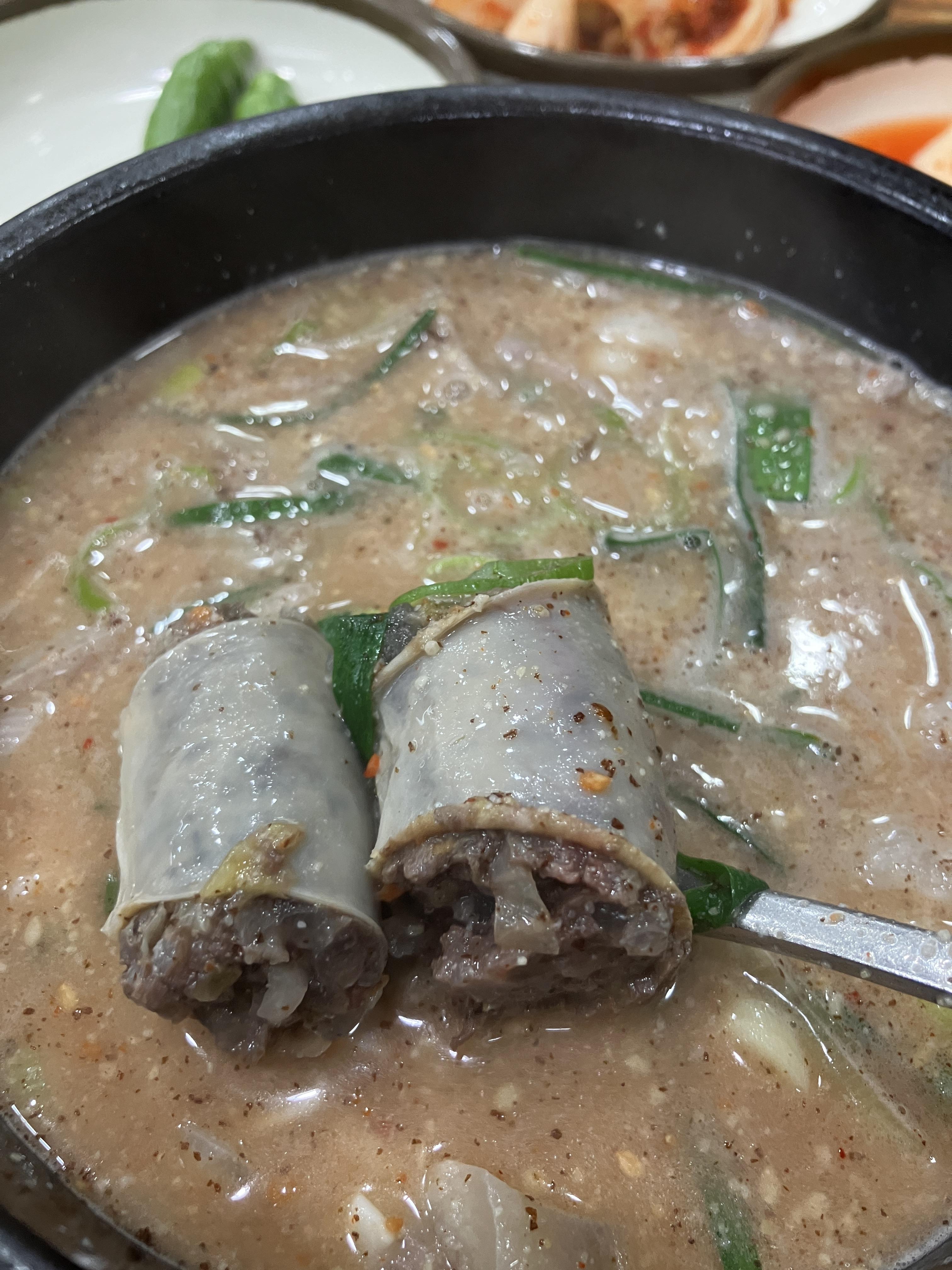 진국 한우소머리곰탕 순대국 내돈내먹