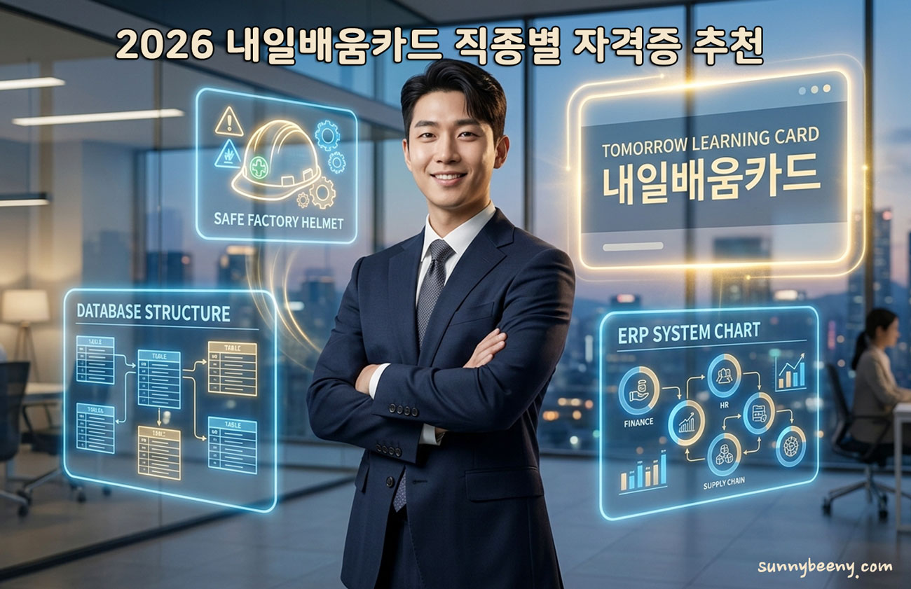 내일배움카드 직종별 자격증 추전