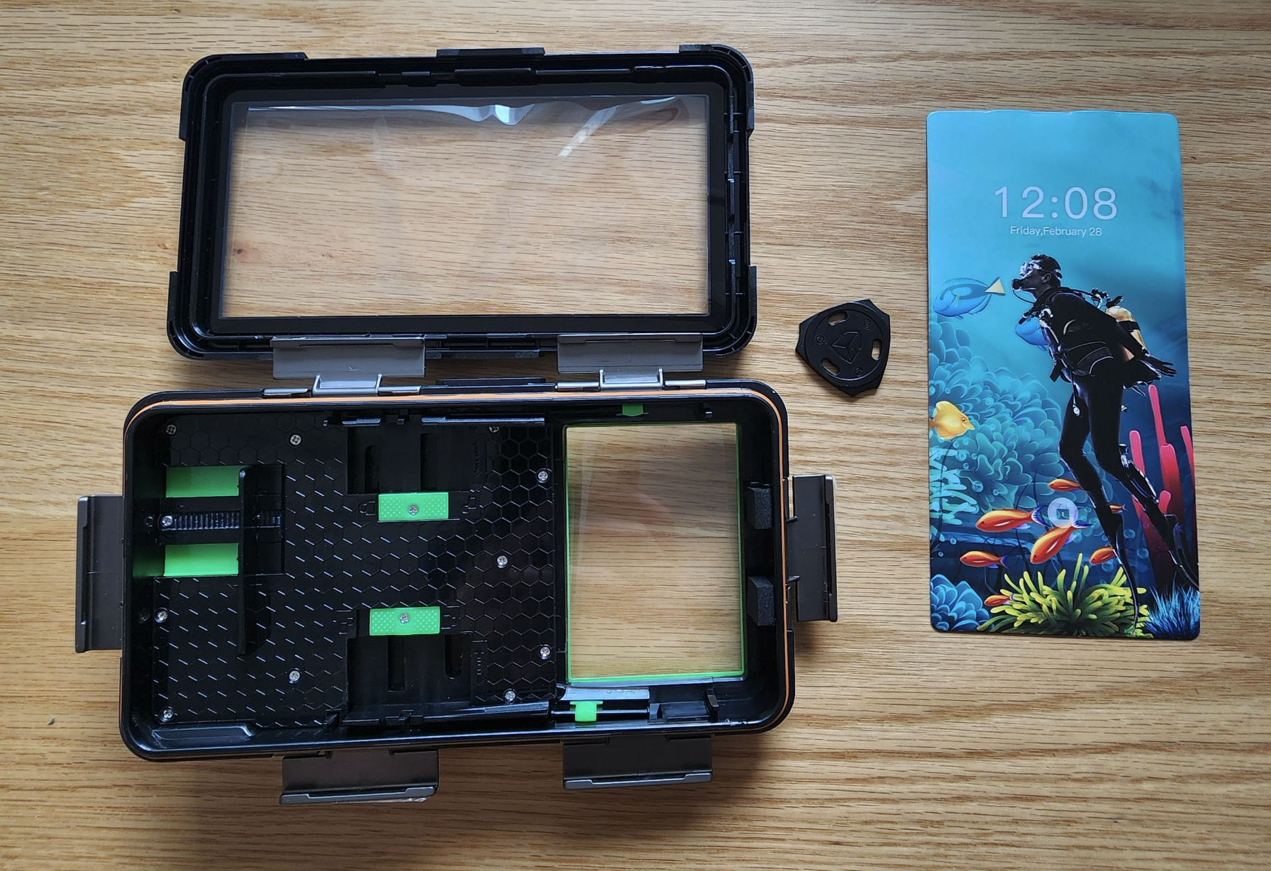 방수케이스방수테스트 방수케이스오픈