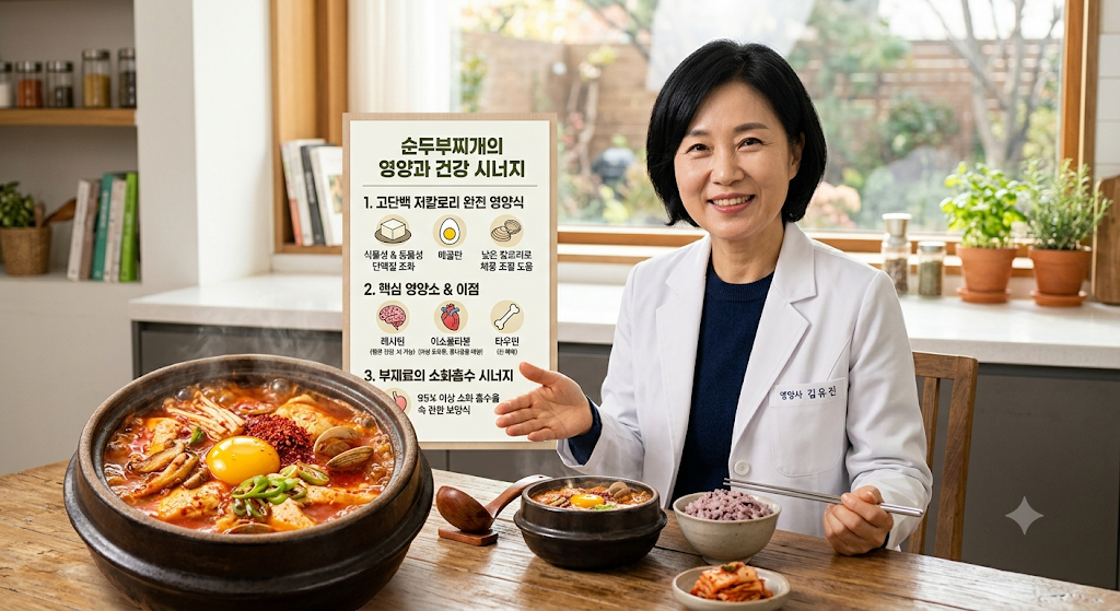 순두부찌개 영양과 건강