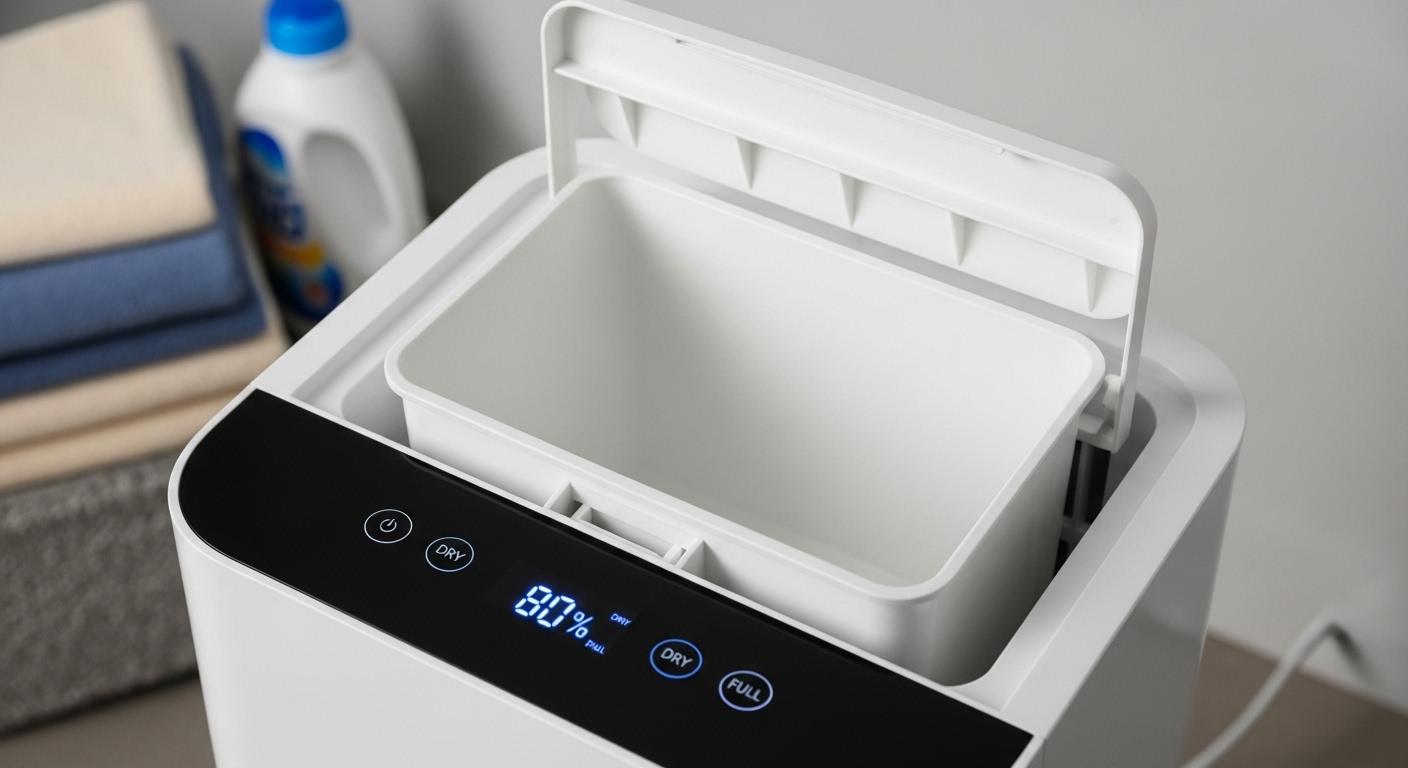 제습기 물이 안차요