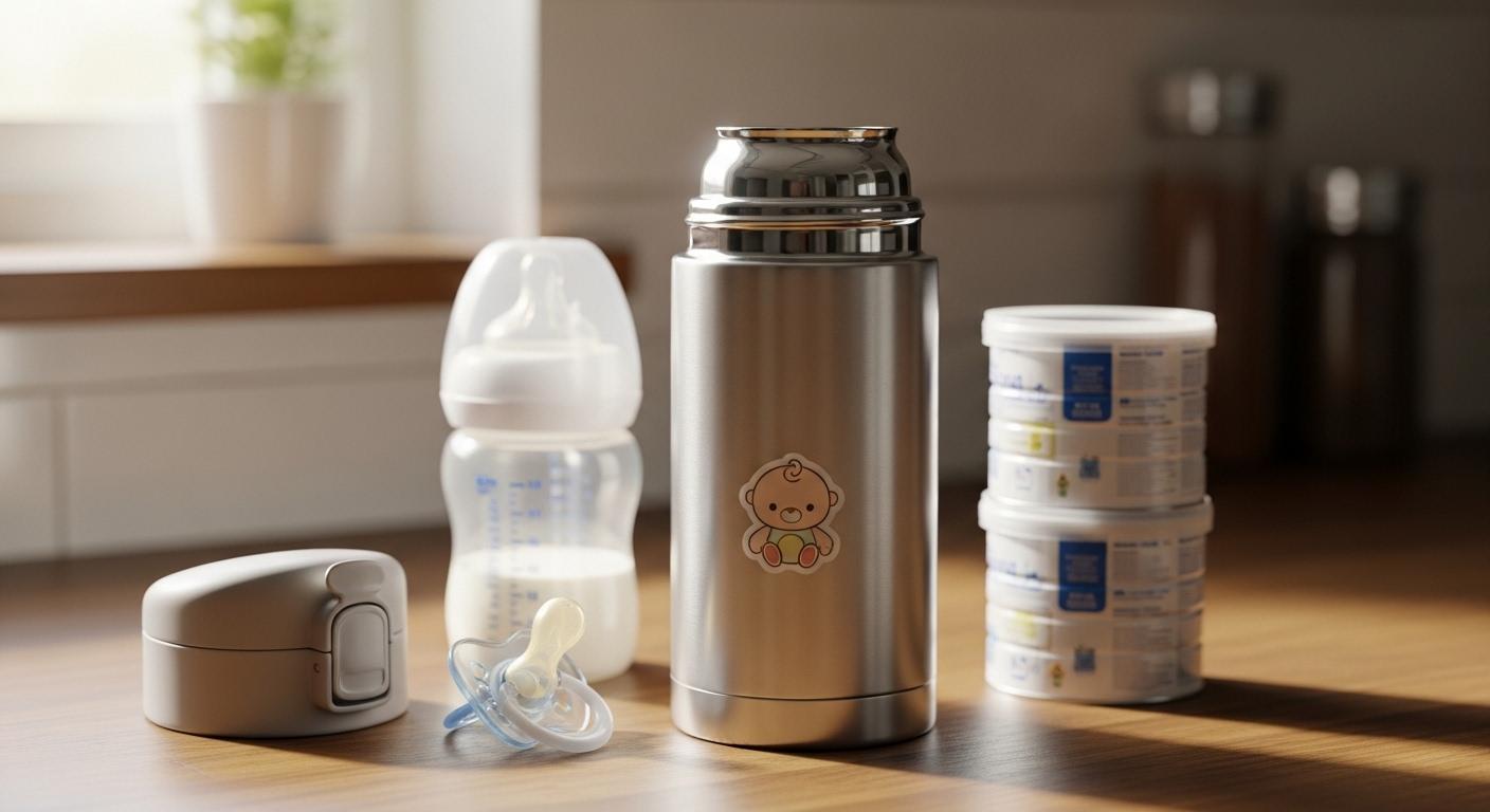 아기 분유 보온병