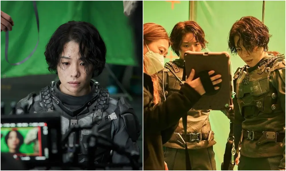 정이역의 김현주 배우의 찰영 장면들