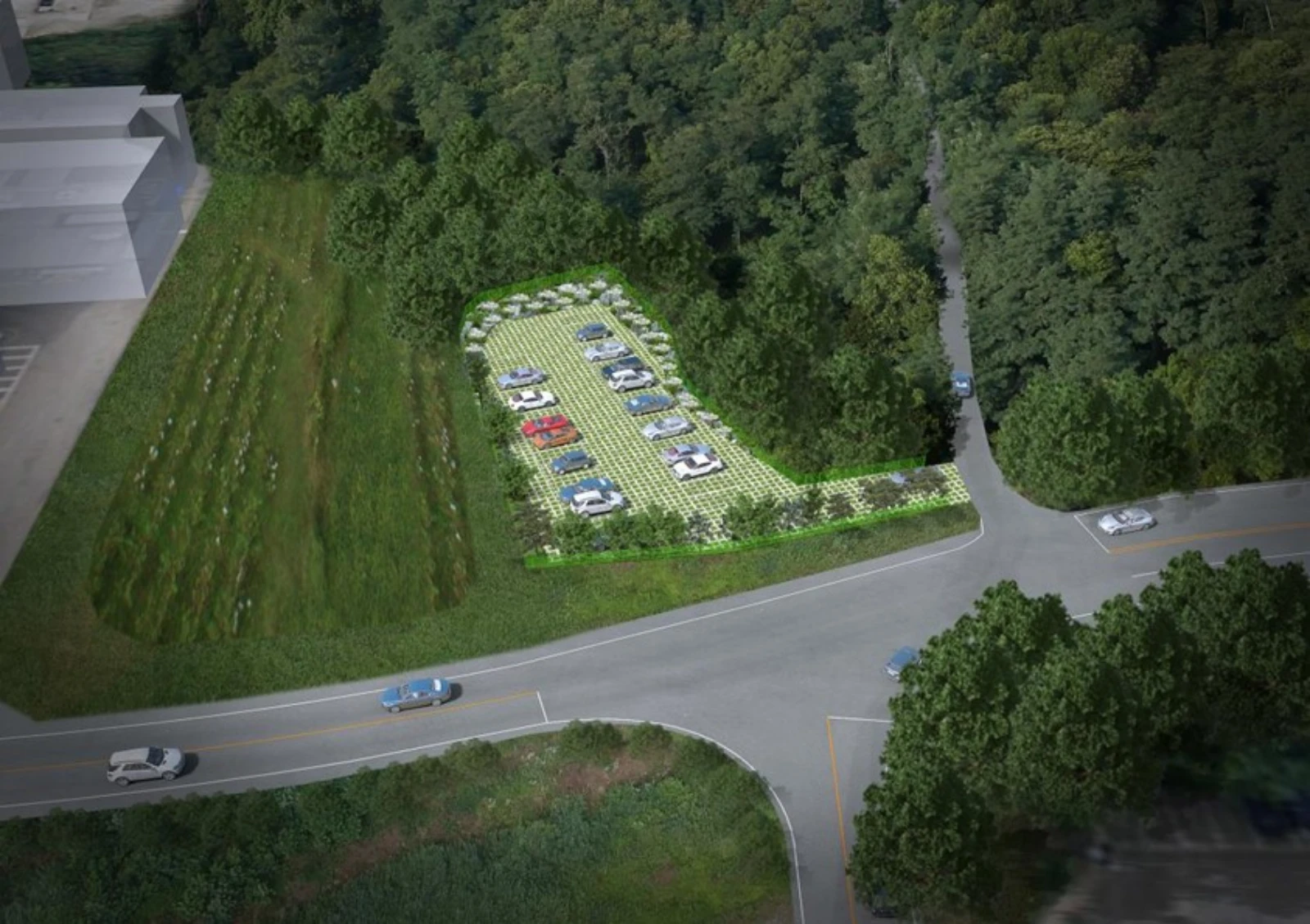 (주)삼정엔지니어링 2018.[자동차관련시설] 천안 주차장 부지조성 - 동남구 수신면