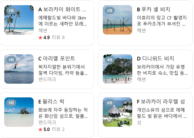 보라카이 2월 날씨 옷차림 추천 여행지