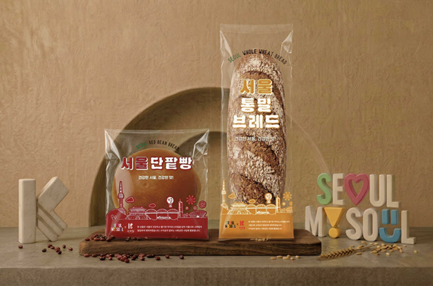 서울단팥빵, 서울통밀브레드 사진 이미지