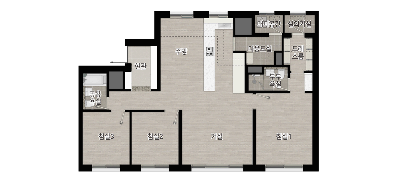 송도 한내들 센트럴리버 84B
