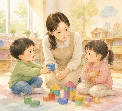 놀이 중 갈등 상황은 자주 발생합니다(AI생성 이미지)