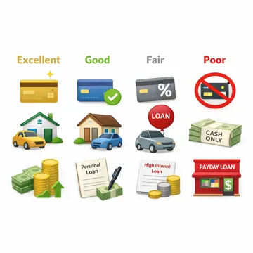 신용점수 구간별 가능한 금융 선택 기준 설명6