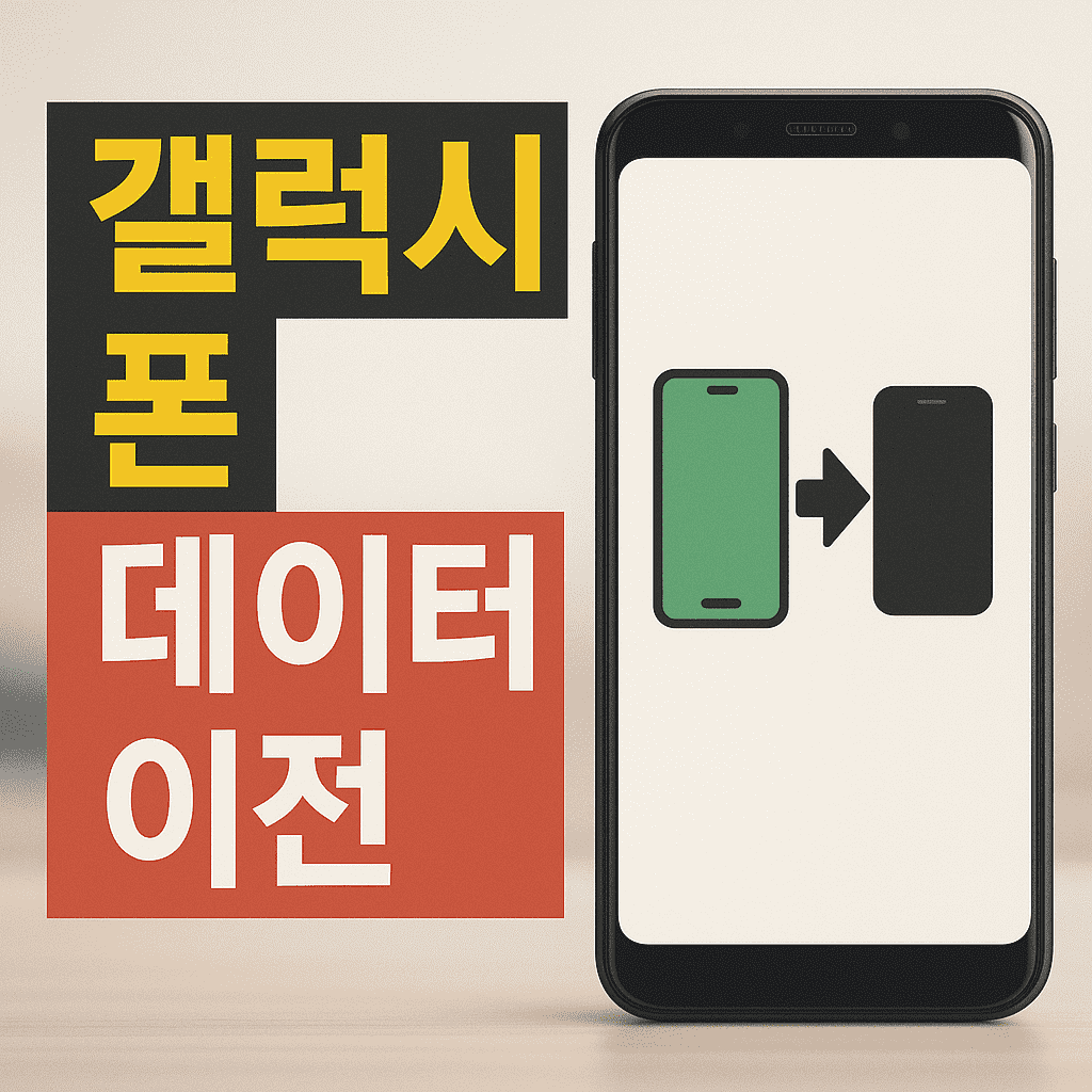 갤럭시폰 데이터 이전