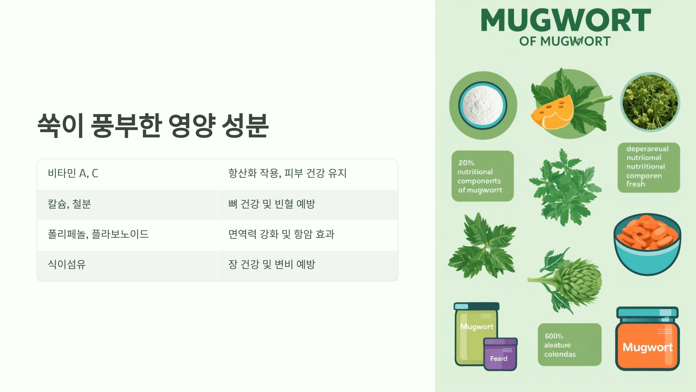 쑥 사진입니다.