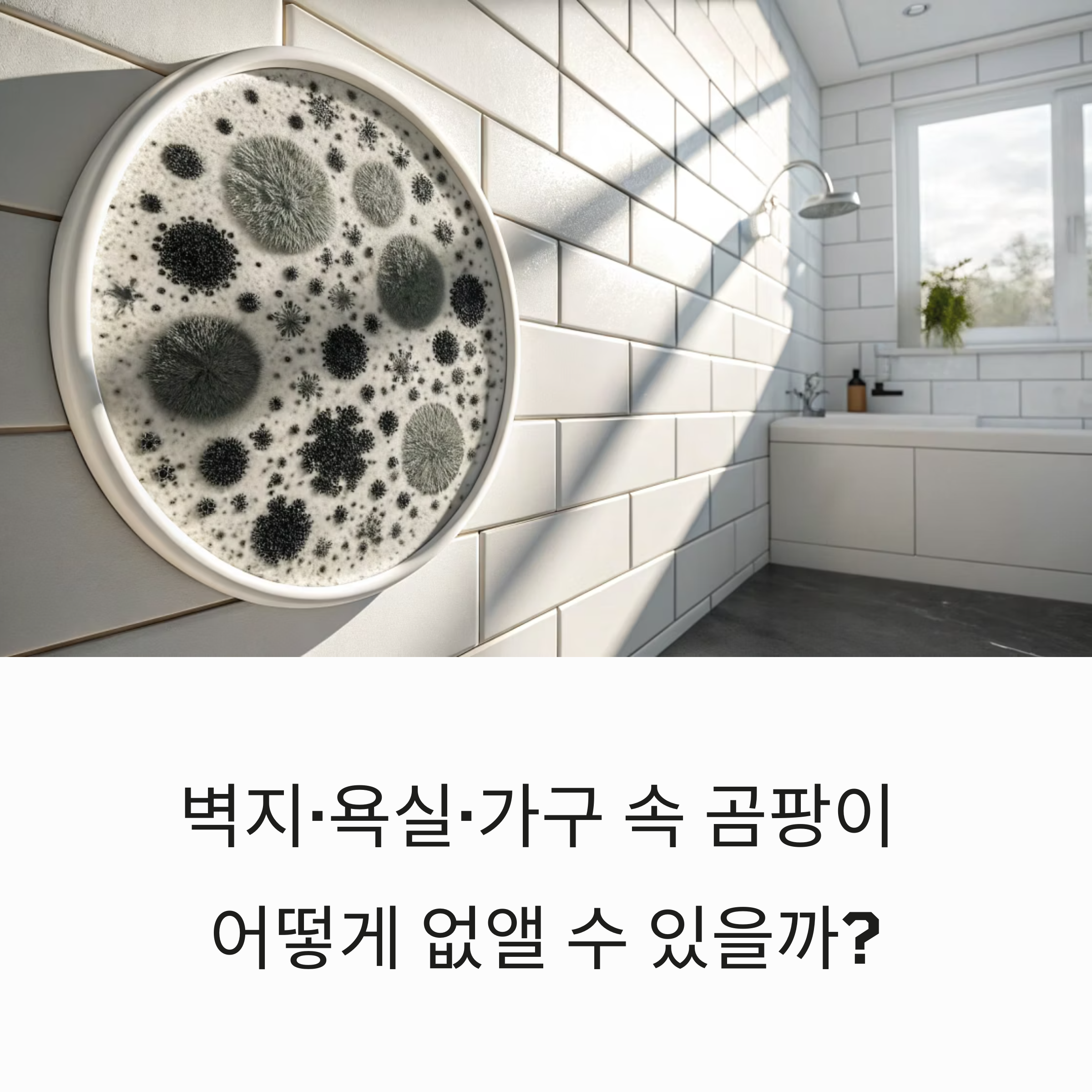 집 안 곰팡이, 완벽 제거하는 확실한 방법