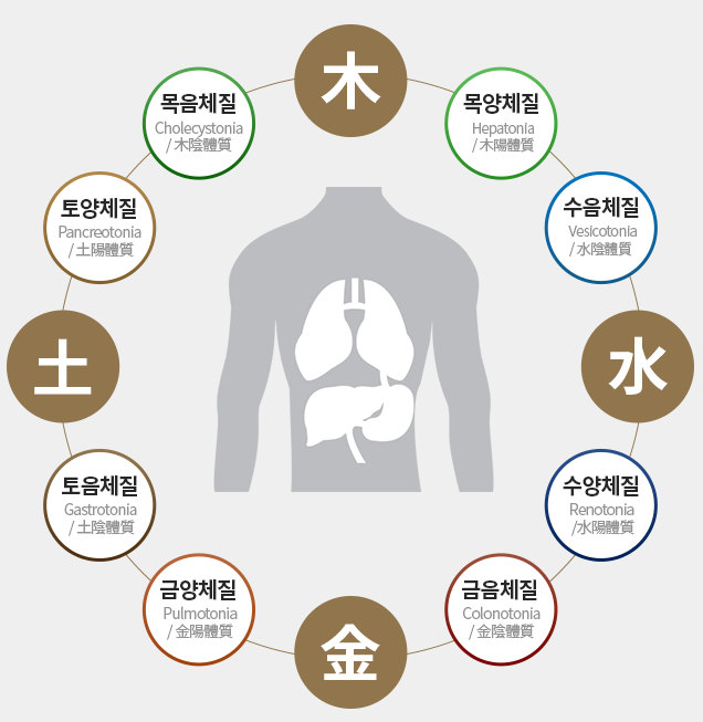 팔체질의학은 이름부터 좀 어렵다. 팔(八)은 숫자 8이고, 체질은 인간의 몸 상태를 말한다. 즉, 인간을 8가지로 나눈 의학이다.