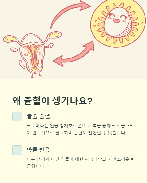 왜 출혈이 생기나요?