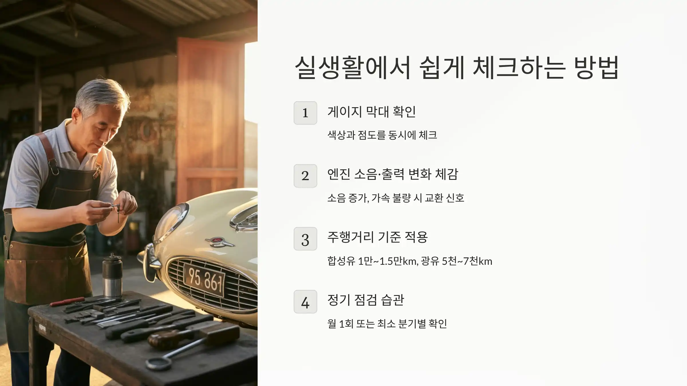 실생활에서 쉽게 체크하는 방법