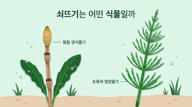 쇠뜨기 식물 특징 설명 이미지