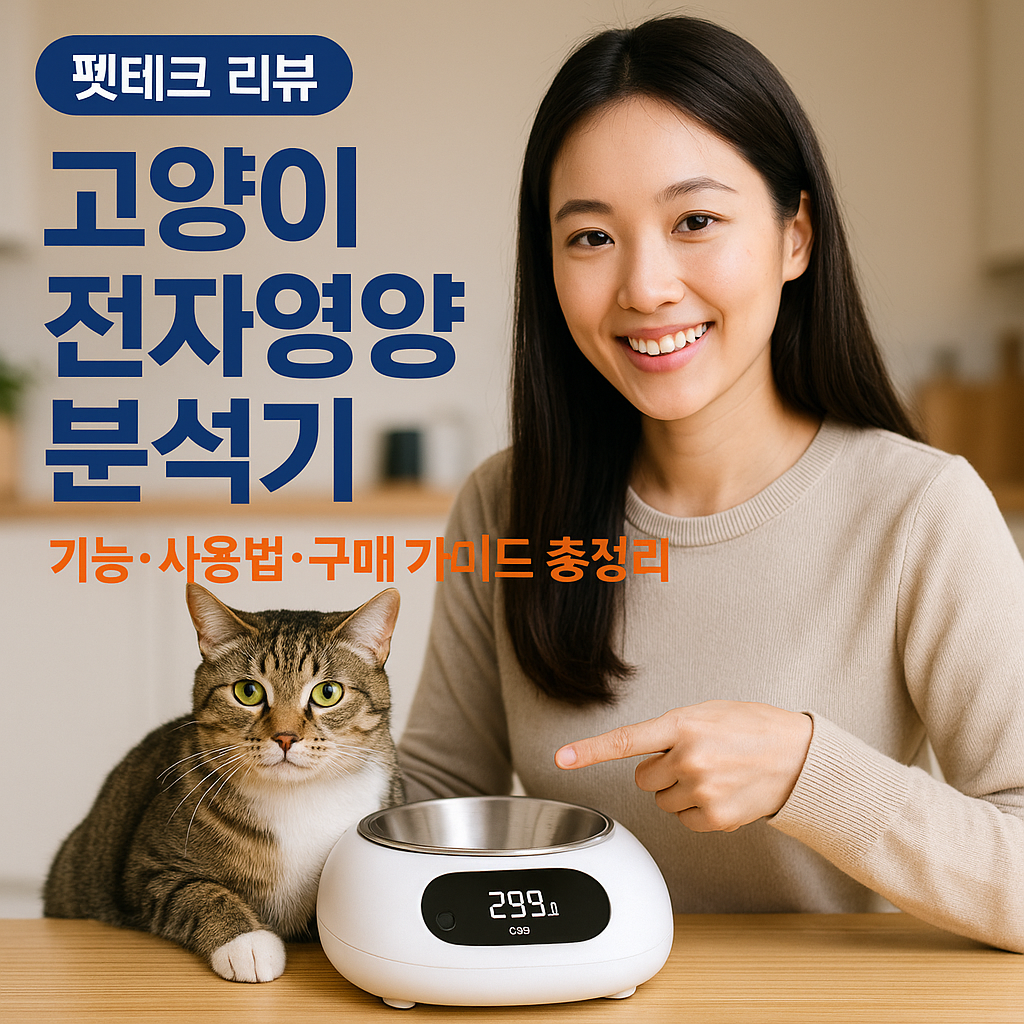 [펫테크 리뷰] 고양이 전자영양분석기 ｜ 기능&middot;사용법&middot;구매 가이드 총정리