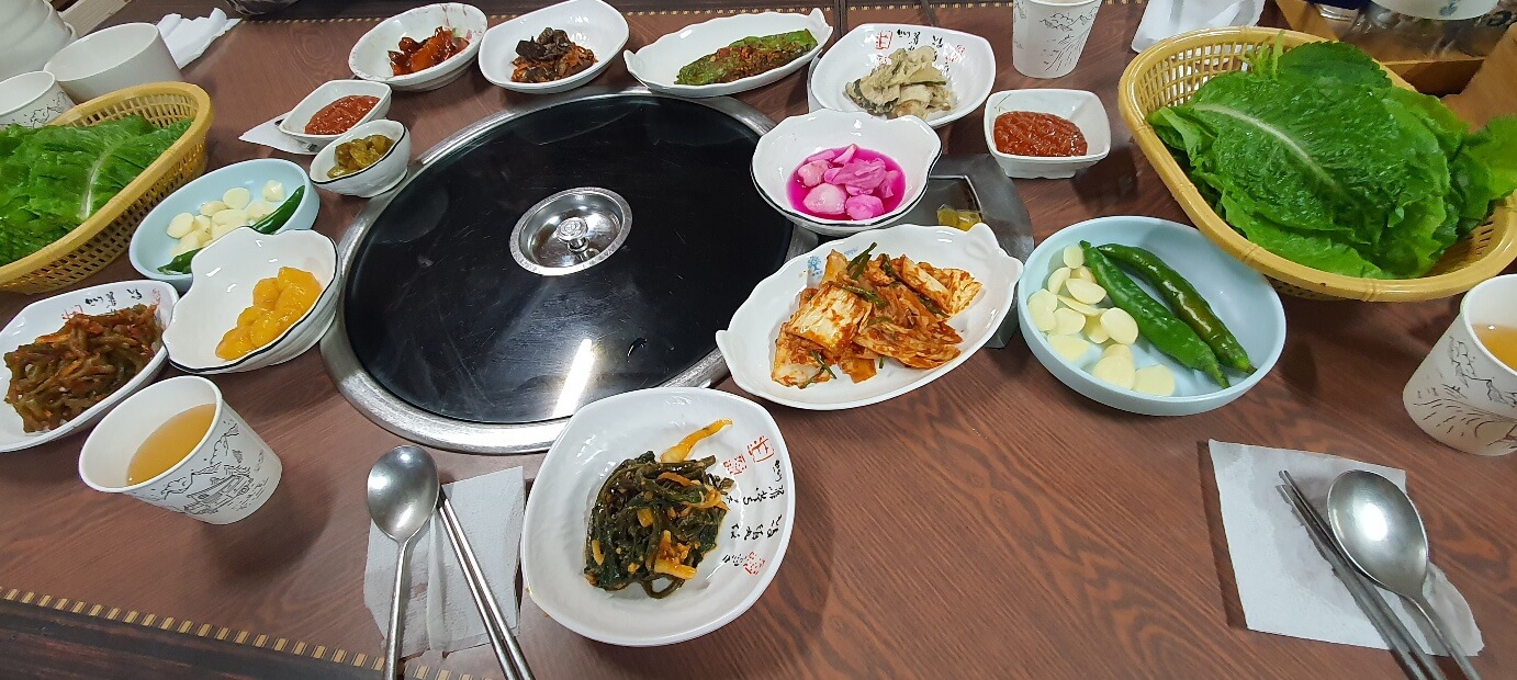 반찬 셋팅