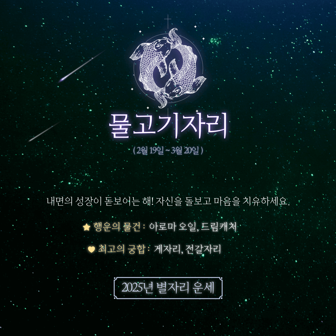 2025년 별자리로 보는 신년 운세