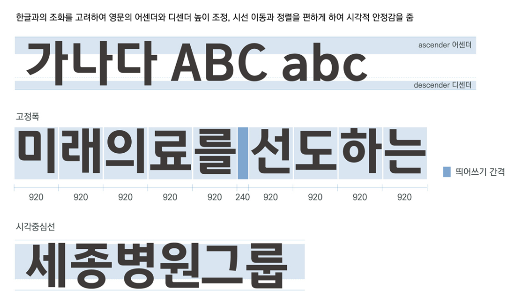 세종병원체 - 상업용 무료폰트 다운로드