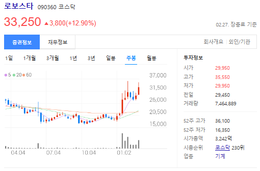 로보스타-주봉