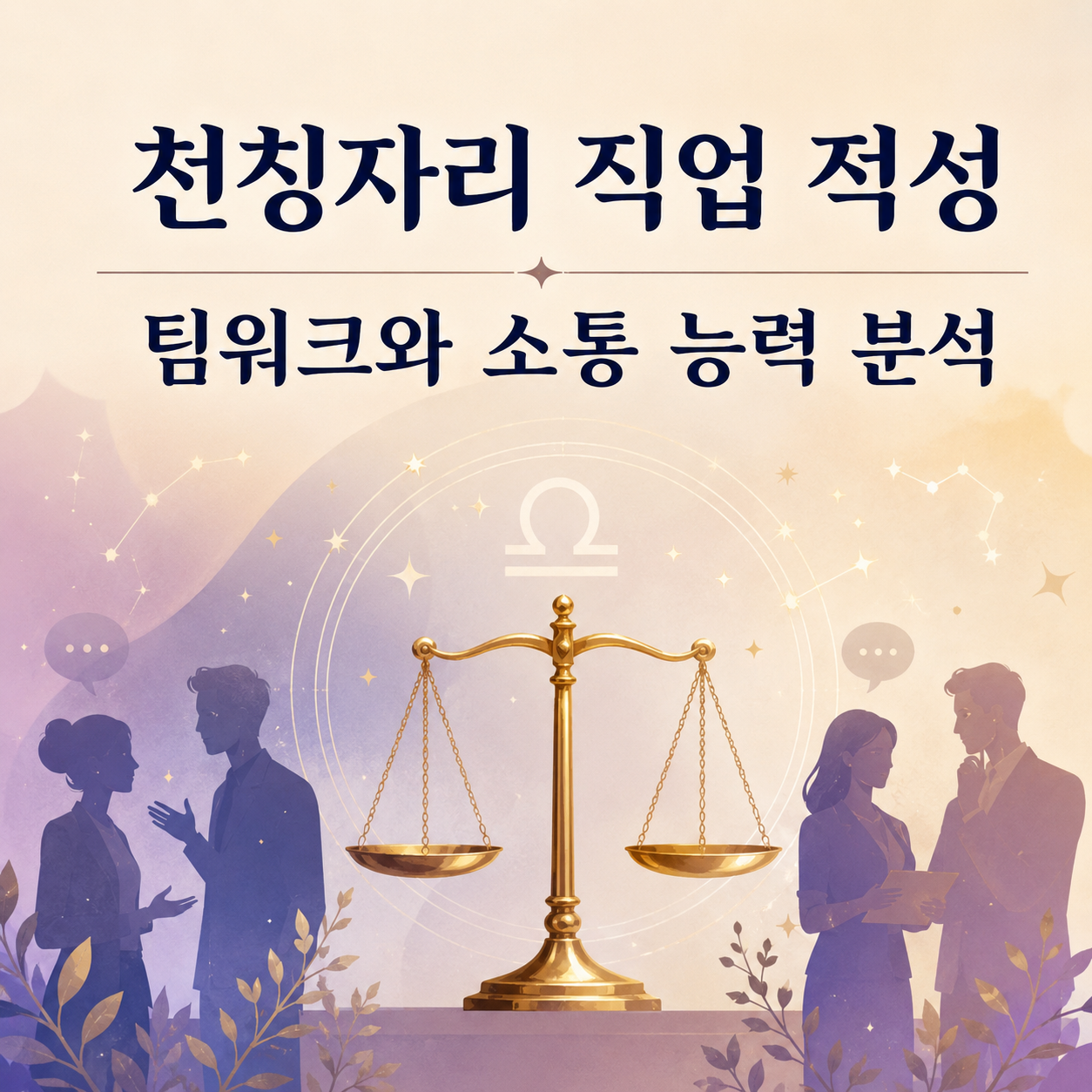 천칭자리 직업