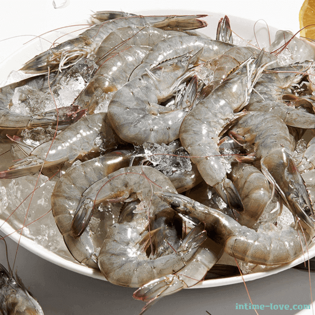 싱싱한 흰다리새우