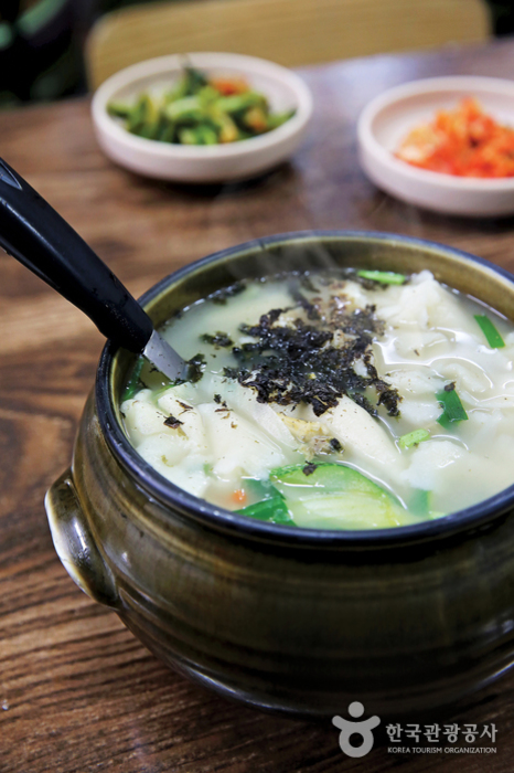 망원시장 수제비 예시