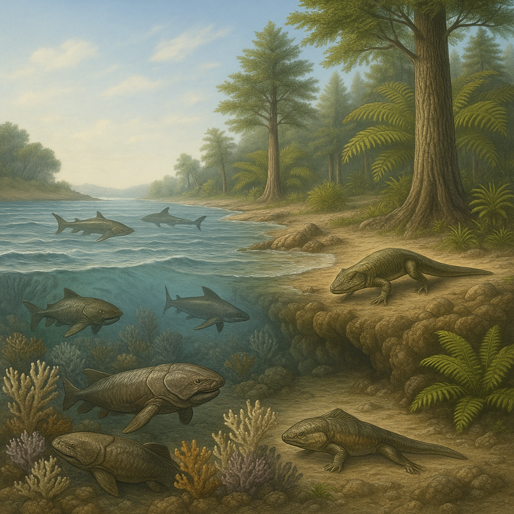 데본기란? 뜻과 특징, 육상 생물의 본격적인 대이동