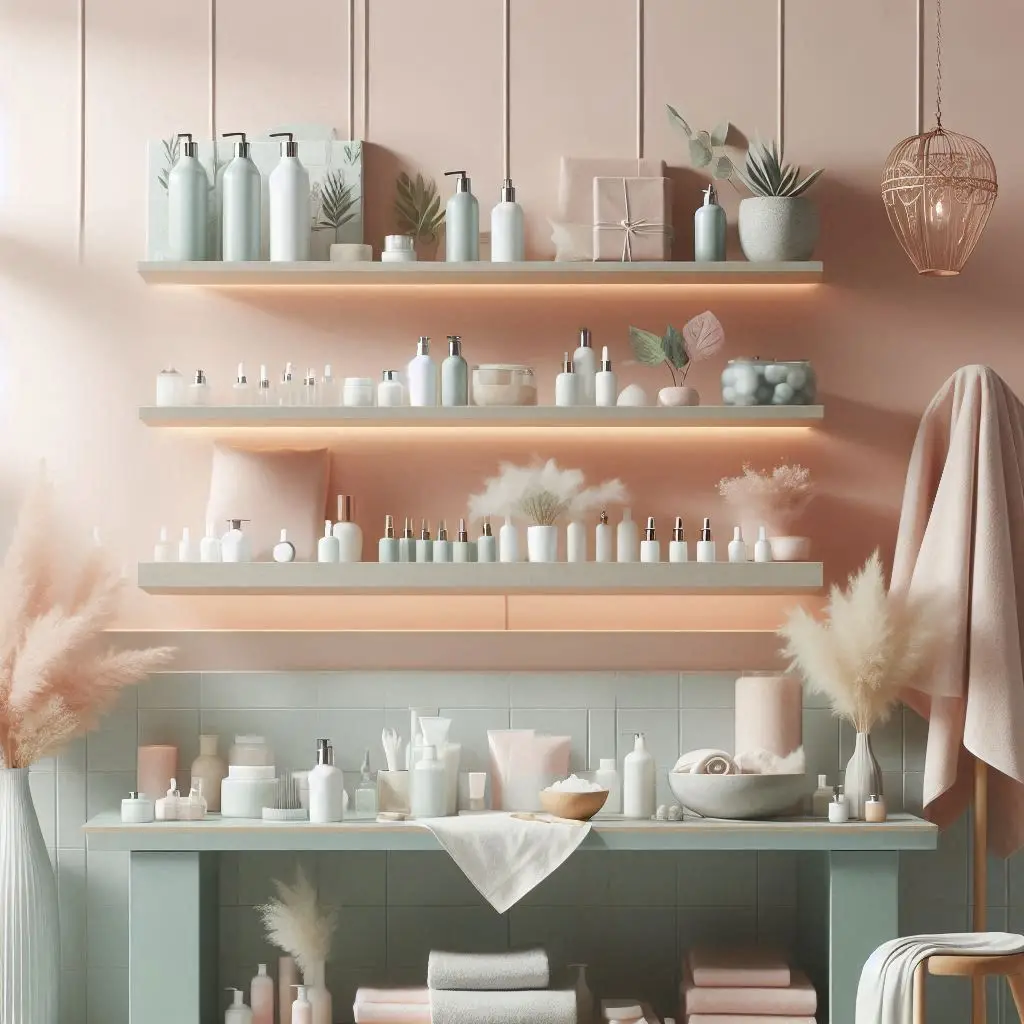 피부,체형관리 샵 배경