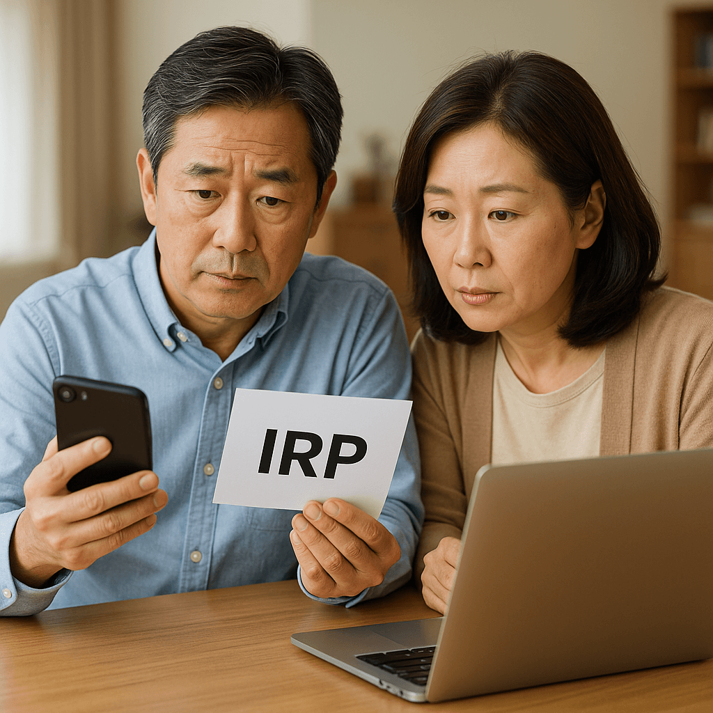 연금저축 vs IRP 차이점