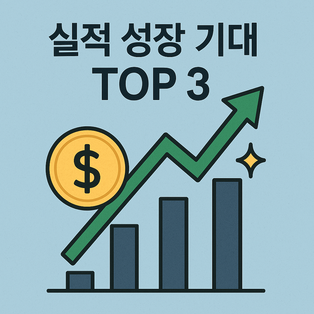 실적 성장 기대 TOP 3