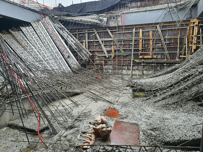 "대전 주상복합 데크플레이트 붕괴사고 조사결과 발표" 국토안전관리원