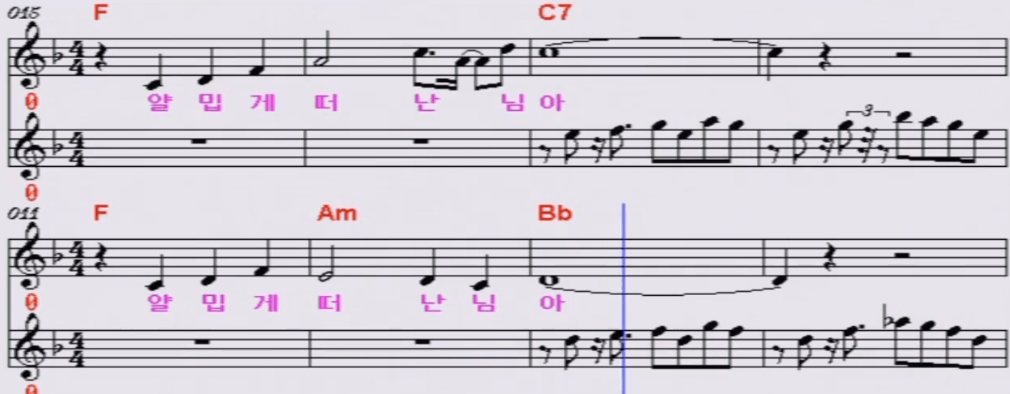 배일호(도성) 배신자 악보