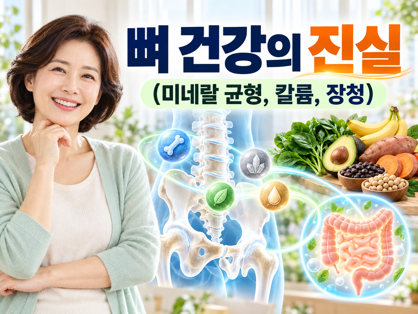 뼈 건강의 진실 (미네랄 균형, 칼륨, 장청)