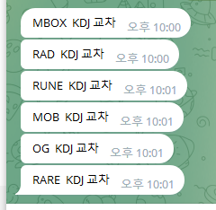 스토캐스틱 알림