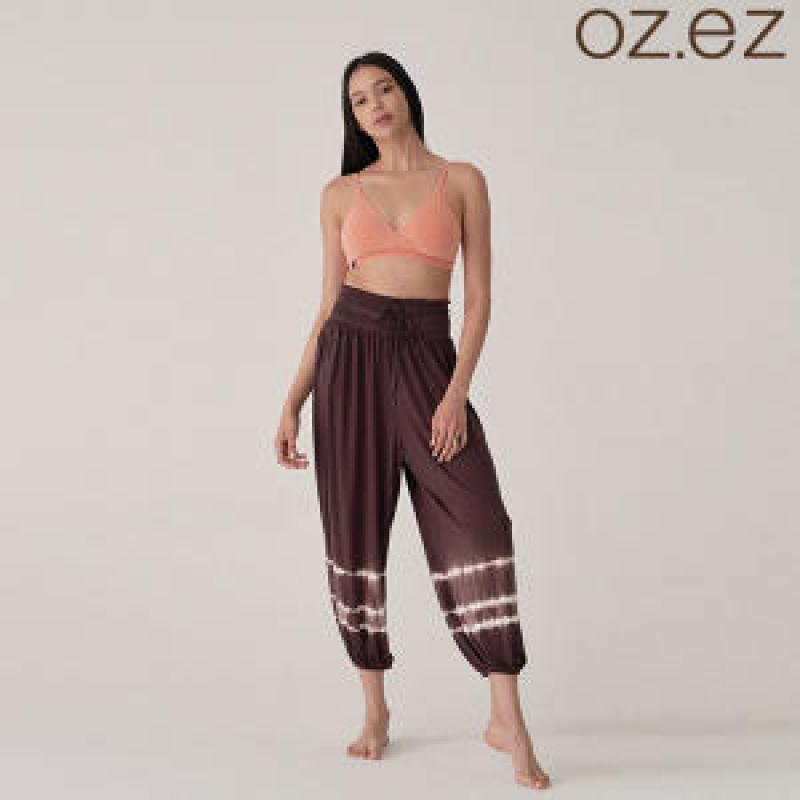 오즈이즈 여성 포피레드 스모킹 스트링 팬츠 바지 OZPN2070