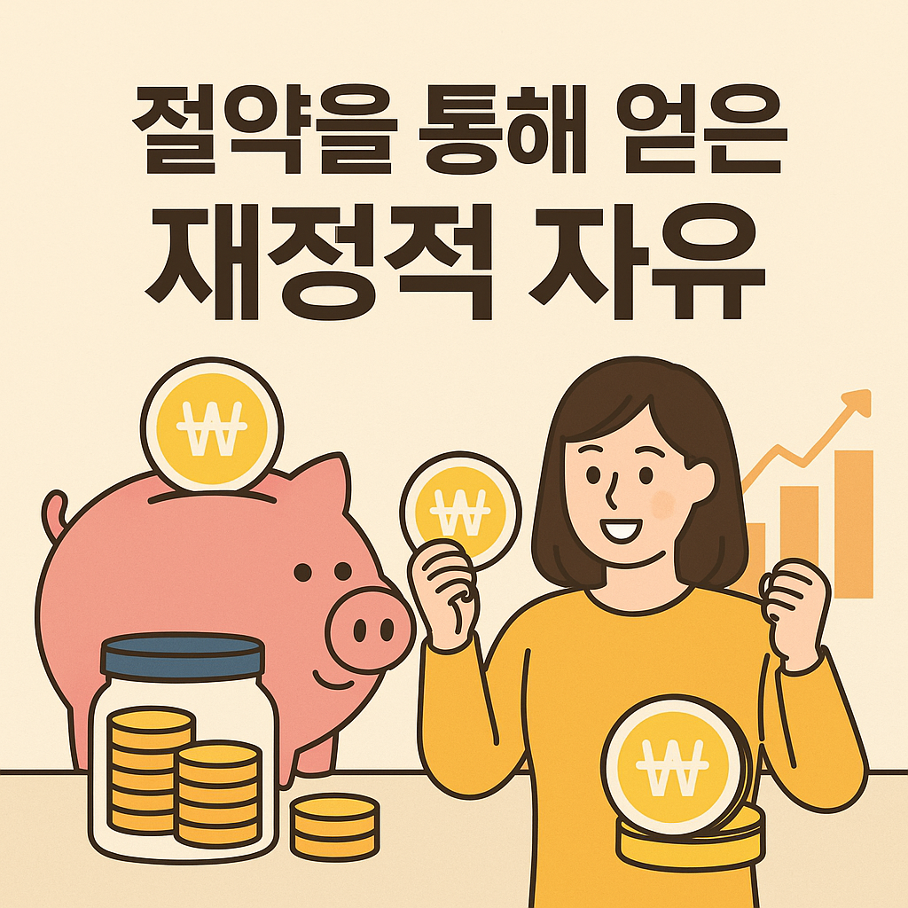 절약을 통해 얻은 재정적 자유