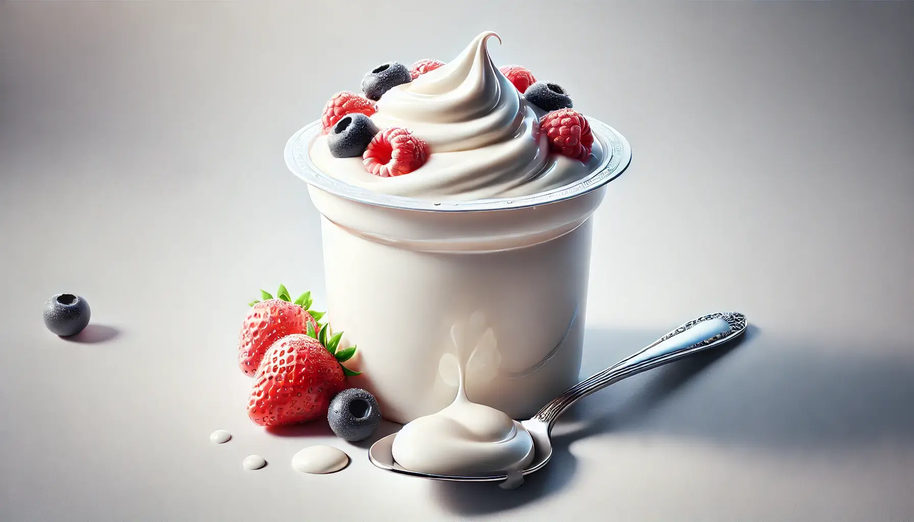 크리미한 질감과 신선함을 담아 정말 군침이 돌게 만든 요구르트 입니다.